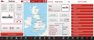 Example from Walkies app