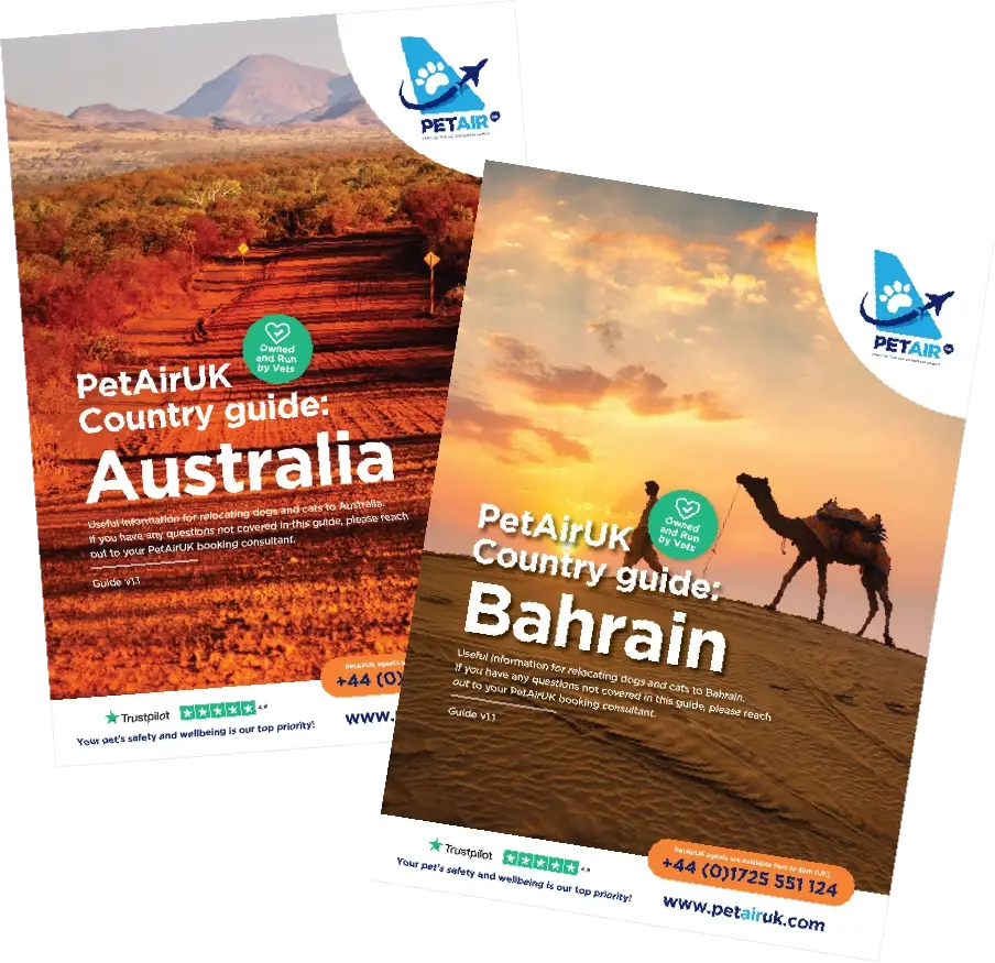 Download a PetAir Pet Travel Guide for your destination country | PetAir UK
