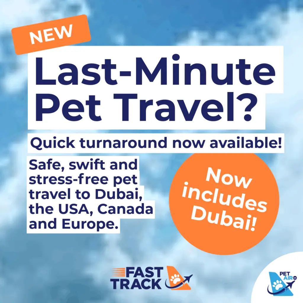 Fast Track services | PetAir UK