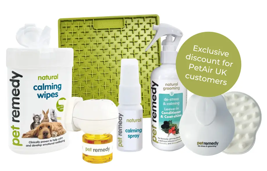 Pet Remedy partnering with PetAir UK - pet calming products